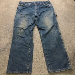 Dickies Westex Indura FR Flame Resistant Carpenter Jeans Mens Size 38x30 Blue